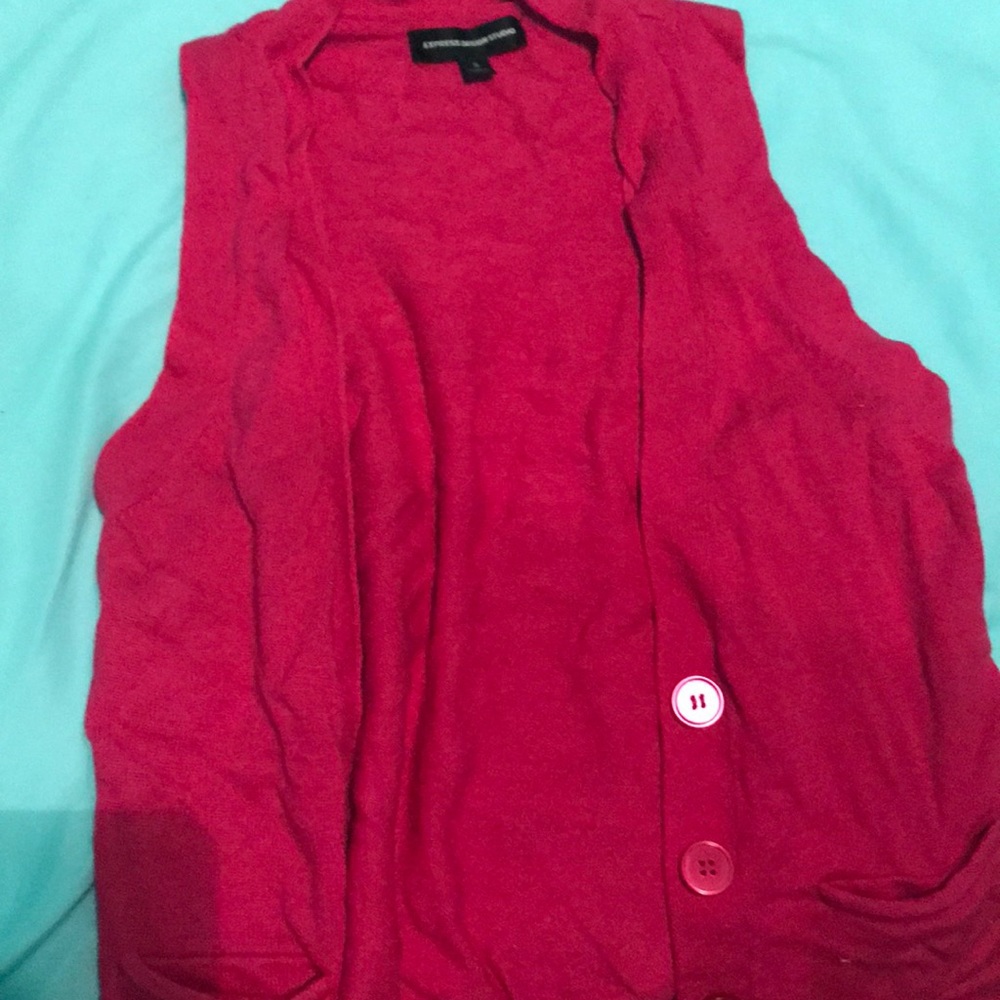 No sleeve sweater